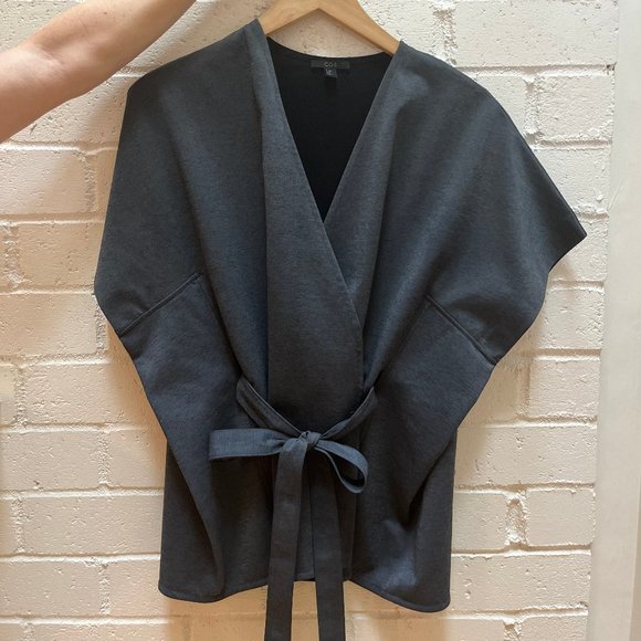COS Jackets & Blazers - COS Gray Belted Kimono style Blazer